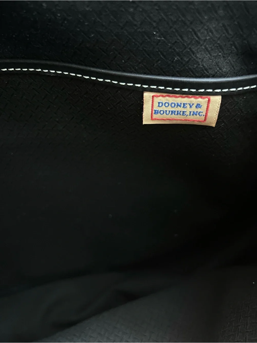 Dooney and Bourke Cabriolet Unisex Black Messenger Bag Large with dust bag